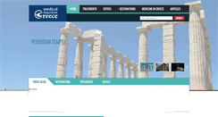 Desktop Screenshot of medicaltourismgreece.eu