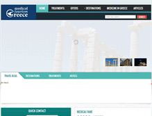 Tablet Screenshot of medicaltourismgreece.eu